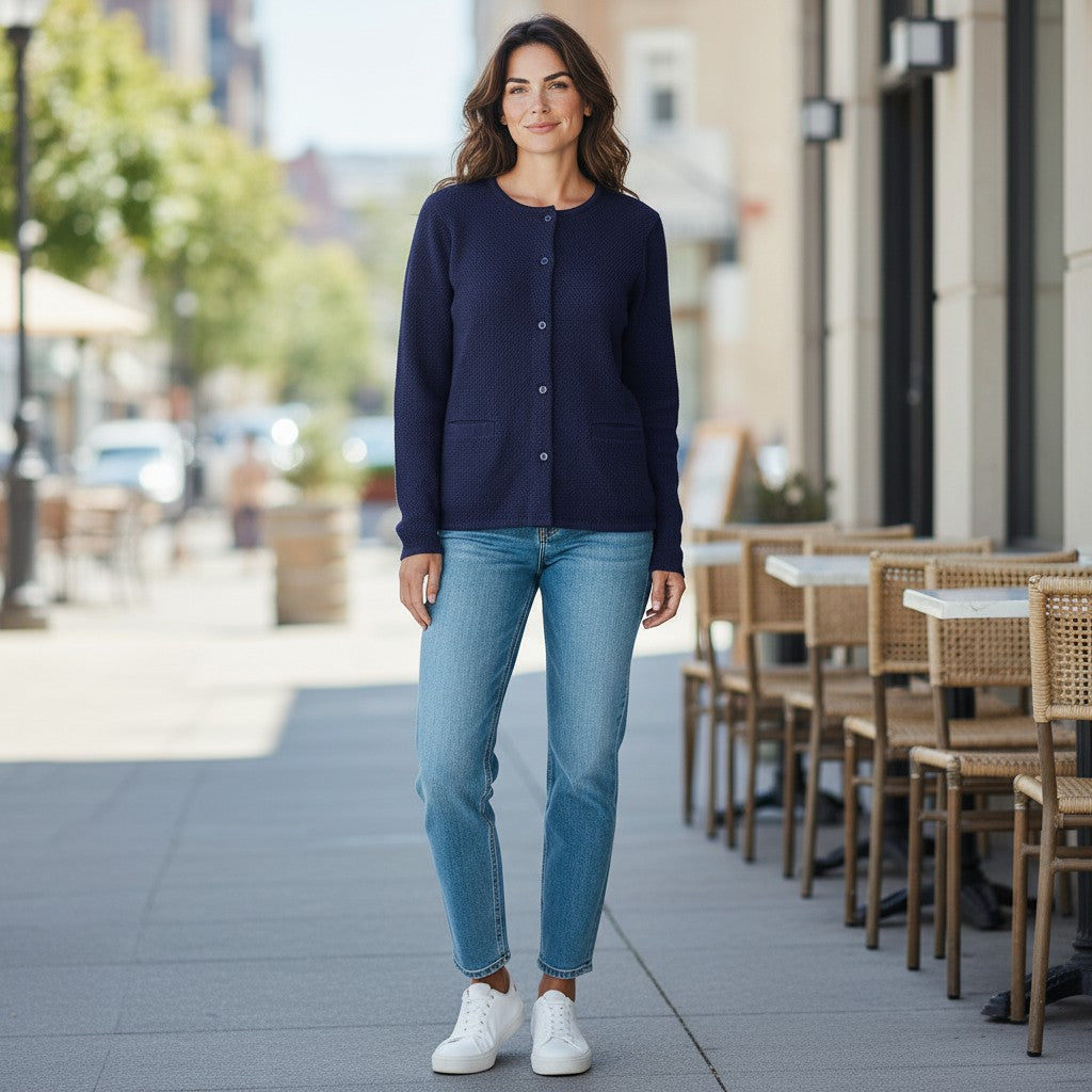 Cardigan Femme Manches Longues